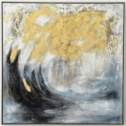 Florabelle - Storm Oil Painting On Canvas With Frame