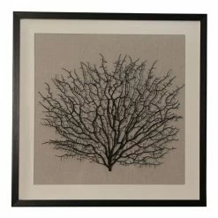 OneWorld - Coral Framed Art Black 60cm