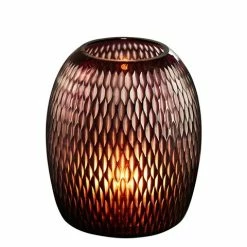 Zaffero - Belle Red Hand Cut Art Glass Table Lamp