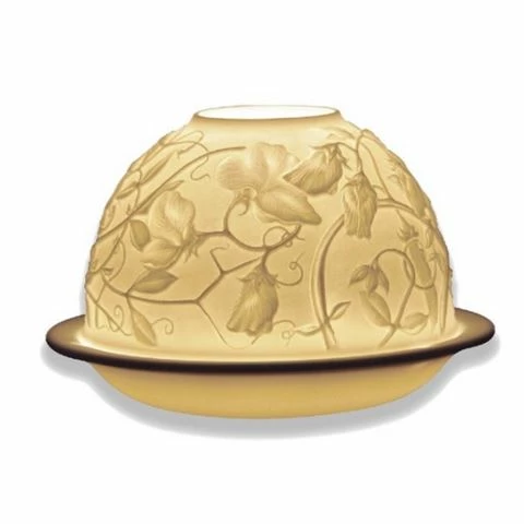 Bernardaud - Lithophane Votivelight Sweet Peas 1 Bernardaud - Lithophane Votivelight Sweet Peas