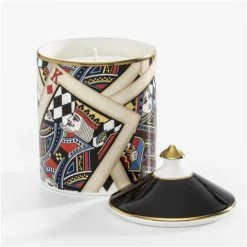 Halcyon Days - Oud Imperial Lidded Candle Let's Play Cards