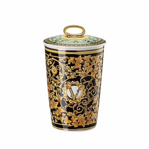 Rosenthal - Versace Barocco Mosaic Table Light W/Lid 1 Rosenthal - Versace Barocco Mosaic Table Light W/Lid