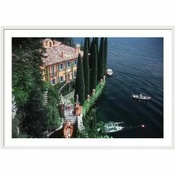 Slim Aarons - Giacomo Montegazza White Frame 96x66cm