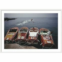Slim Aarons - Hotel Du Cap Eden Roc White Frame 96x66cm