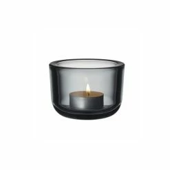 Iittala - Valkea Candle Holder Grey