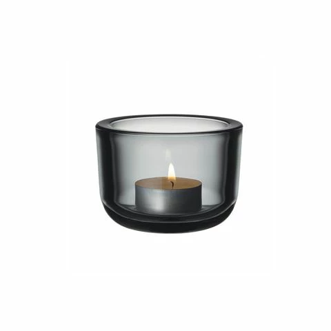 Iittala - Valkea Candle Holder Grey 1 Iittala - Valkea Candle Holder Grey