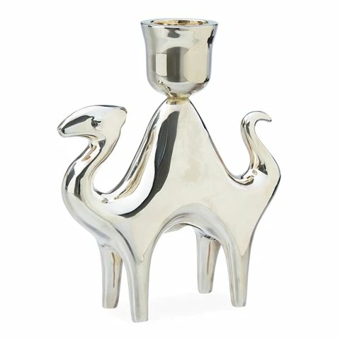 Jonathan Adler - Silver Plated Candle Holder 1 Jonathan Adler - Silver Plated Candle Holder