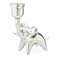 Jonathan Adler - Silver Plated Elephant Candle Holder