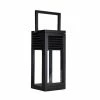 Cafe Lighting - Botany Teak Lantern Large Black