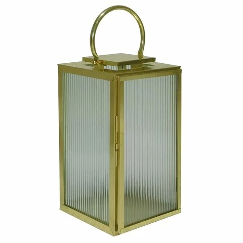 Cafe Lighting - Archer Lantern Large Gold 1 Cafe Lighting - Archer Lantern Large Gold