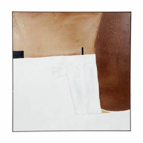 Cafe Lighting - Ochre Dream Oil On Canvas Painting 1 Cafe Lighting - Ochre Dream Oil On Canvas Painting