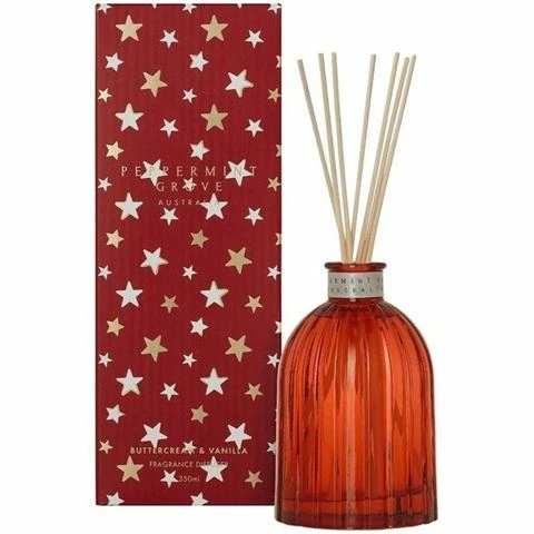 Peppermint Grove - Buttercream & Vanilla Diffuser 350ml 1 Peppermint Grove - Buttercream & Vanilla Diffuser 350ml