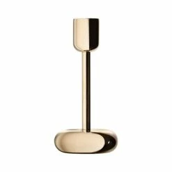 Iittala - Nappula Candle Holder Brass Toned 18.3cm