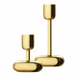 Iittala - Nappula Candle Holder Gift Set Brass 2pce