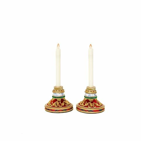 Katherines Collection - Chinoiserie Bird Candle Holder 2pce 1 Katherines Collection - Chinoiserie Bird Candle Holder 2pce