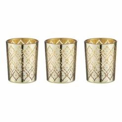 Tempa - Estelle Tealight Holder Set Gold 3pce