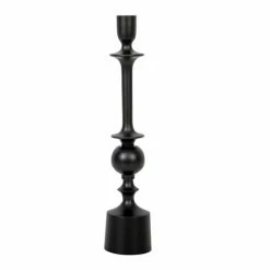 Flair Decor - Black Candle Holder 7x35cm