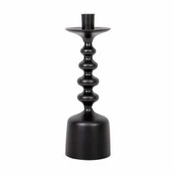 Flair Decor - Black Candle Holder 11x35cm
