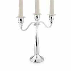 Whitehill - Silver Plated Tall Three Light Candelabra