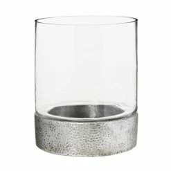 Florabelle - Amilia Glass Hurricane Candle Holder Small