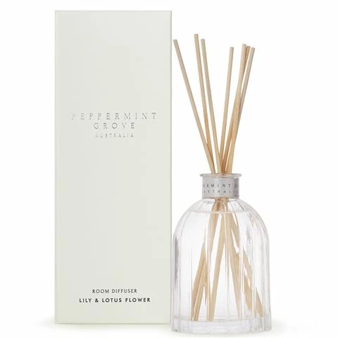 Peppermint Grove - Lily & Lotus Flower Diffuser 100ml 1 Peppermint Grove - Lily & Lotus Flower Diffuser 100ml