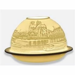 Bernardaud - Lithophane Votivelight Paris Along The Seine