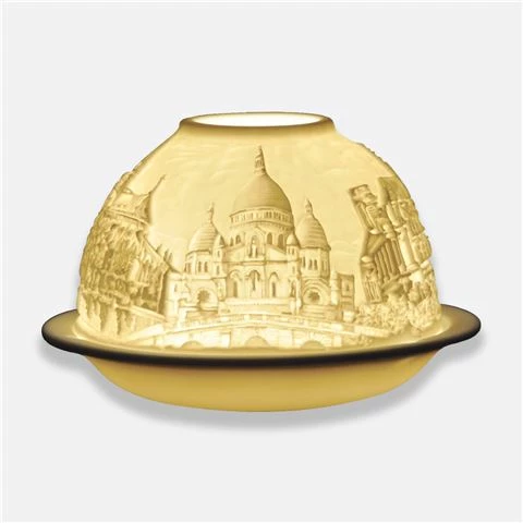 Bernardaud - Lithophane Votivelight Churches Of Paris 1 Bernardaud - Lithophane Votivelight Churches Of Paris