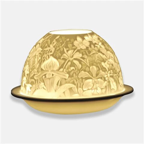 Bernardaud - Lithophane Votivelight Orchidees 1 Bernardaud - Lithophane Votivelight Orchidees