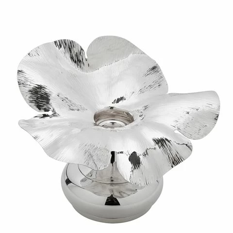 Plata Lappas - Silverplated Flower Base Extra Small 1 Plata Lappas - Silverplated Flower Base Extra Small