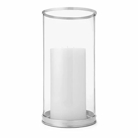 Ralph Lauren - Modern Hurricane Lamp Large Nickel 1 Ralph Lauren - Modern Hurricane Lamp Large Nickel