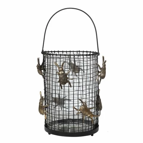 Luxe By Peter's - Votive Holder W/Eight Beetles 35x41cm 1 Luxe By Peter's - Votive Holder W/Eight Beetles 35x41cm