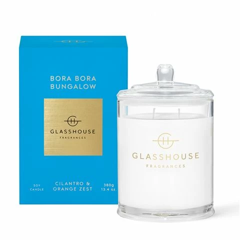 Glasshouse - Bora Bora Bungalow Candle 380g 1 Glasshouse - Bora Bora Bungalow Candle 380g