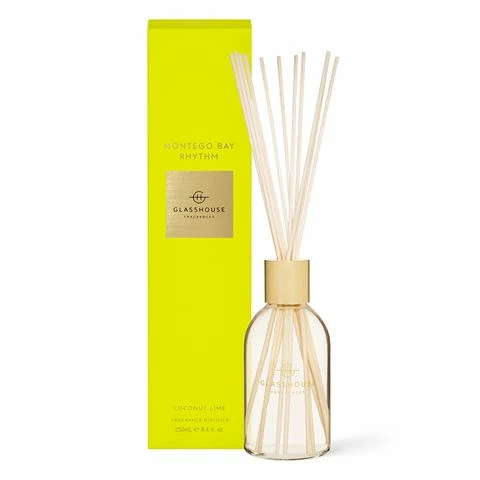 Glasshouse - Reed Diffuser Montego Bay Rhythm 250ml 1 Glasshouse - Reed Diffuser Montego Bay Rhythm 250ml