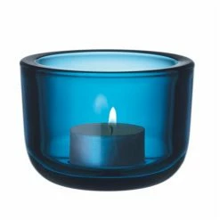 Iittala - Valkea Votive Tealight Candle Holder Turquoise
