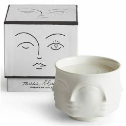 Jonathan Adler - Muse Blanc Ceramic Candle