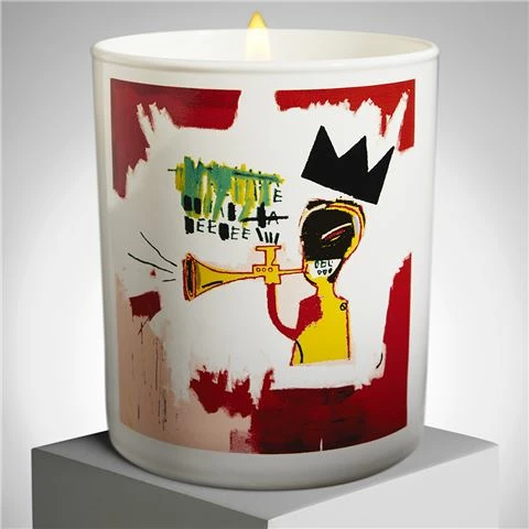 Ligne Blanche - Jean-Michel Basquiat Candle 'Trumpet' 140g 1 Ligne Blanche - Jean-Michel Basquiat Candle 'Trumpet' 140g