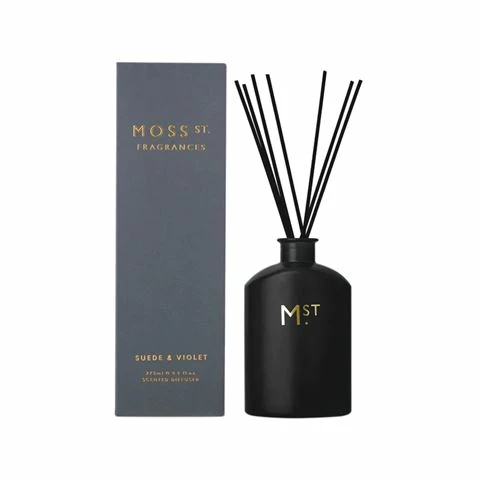 Moss St - Suede & Violet Diffuser 275ml 1 Moss St - Suede & Violet Diffuser 275ml