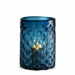 Vandenberg - Candle Holder Aquila Hurricane Small Blue