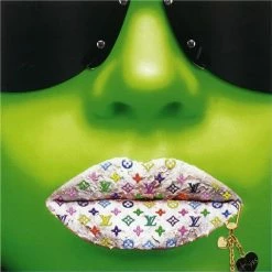 PopArt - Designer Collection LV Green 100x100cm