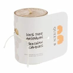 Queen B - Honeycomb Narrow Pillar Candle 10cm