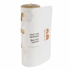 Queen B - Honeycomb Narrow Pillar Candle 20cm