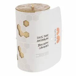 Queen B - Fat Large Honeycomb Candle 20.5cm