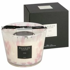 Baobab - Pearls White Candle 10cm