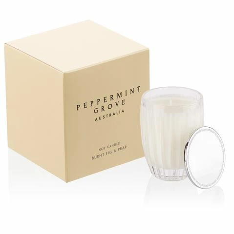 Peppermint Grove - Burnt Fig & Pear Small Candle 60g 1 Peppermint Grove - Burnt Fig & Pear Small Candle 60g