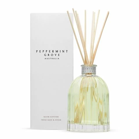 Peppermint Grove - Fresh Sage & Cedar Diffuser 350ml 1 Peppermint Grove - Fresh Sage & Cedar Diffuser 350ml