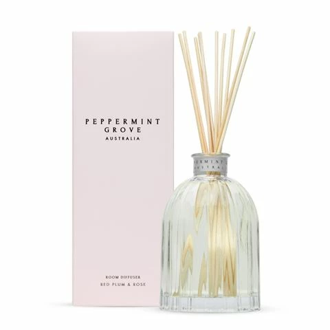 Peppermint Grove - Red Plum & Rose Diffuser 350ml 1 Peppermint Grove - Red Plum & Rose Diffuser 350ml