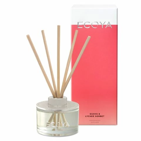 Ecoya - Guava & Lychee Sorbet Diffuser 50ml 1 Ecoya - Guava & Lychee Sorbet Diffuser 50ml