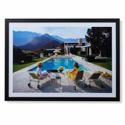Slim Aarons - Poolside Gossip 59x42cm B/Frame