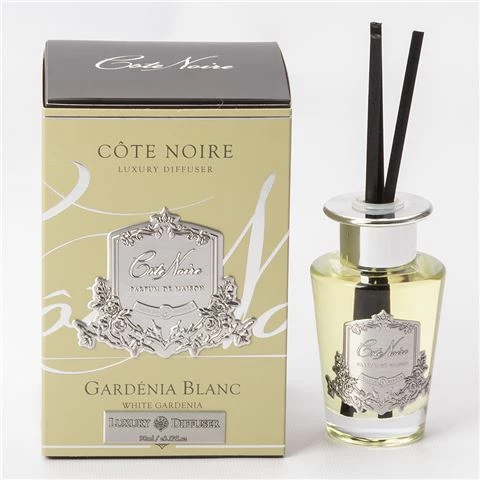 Cote Noire - White Gardenia Diffuser Silver 90ml 1 Cote Noire - White Gardenia Diffuser Silver 90ml