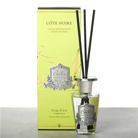 Cote Noire - Summer Pear Diffuser Silver 150ml 1 Cote Noire - Summer Pear Diffuser Silver 150ml